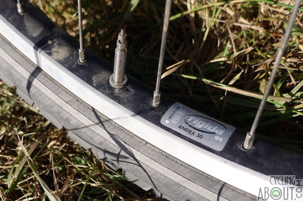 I've used the Ryde Andra 30 rims on my tandem for years without issue.